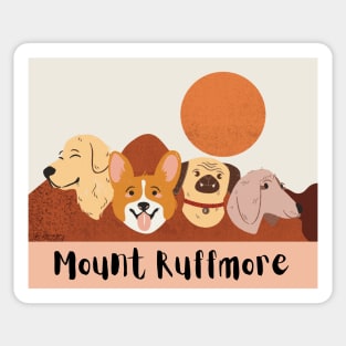 Mount Ruffmore Sticker